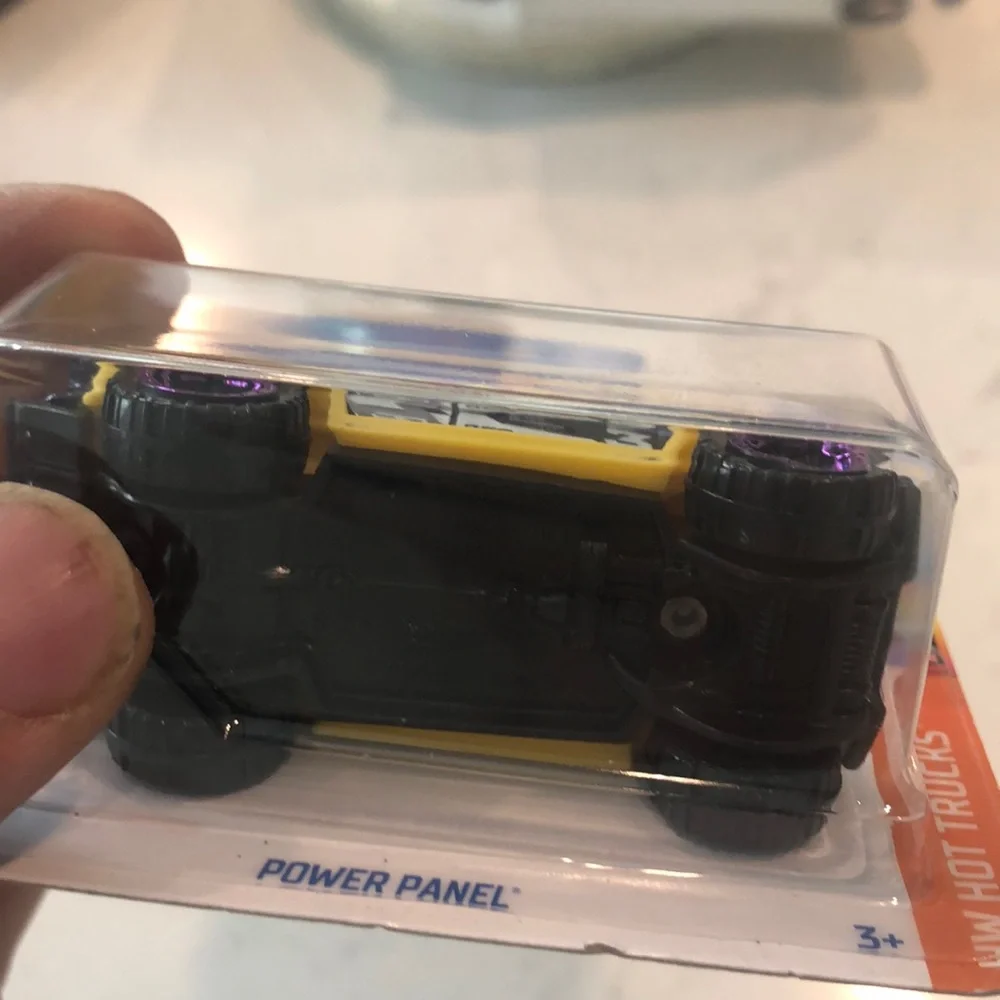 Power Panel Toy Car - Yellow and Purple